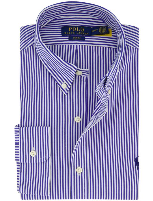Polo Ralph Lauren overhemd slim fit blauw