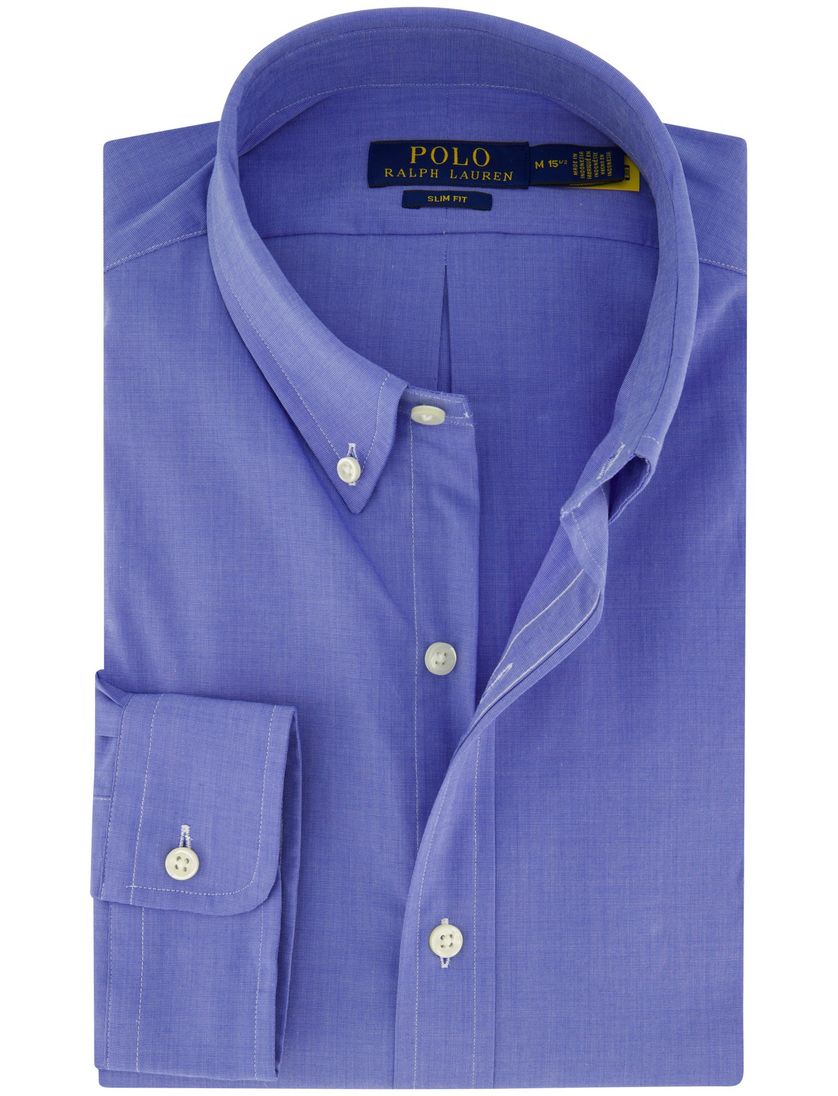Polo Ralph Lauren overhemd blauw slim fit