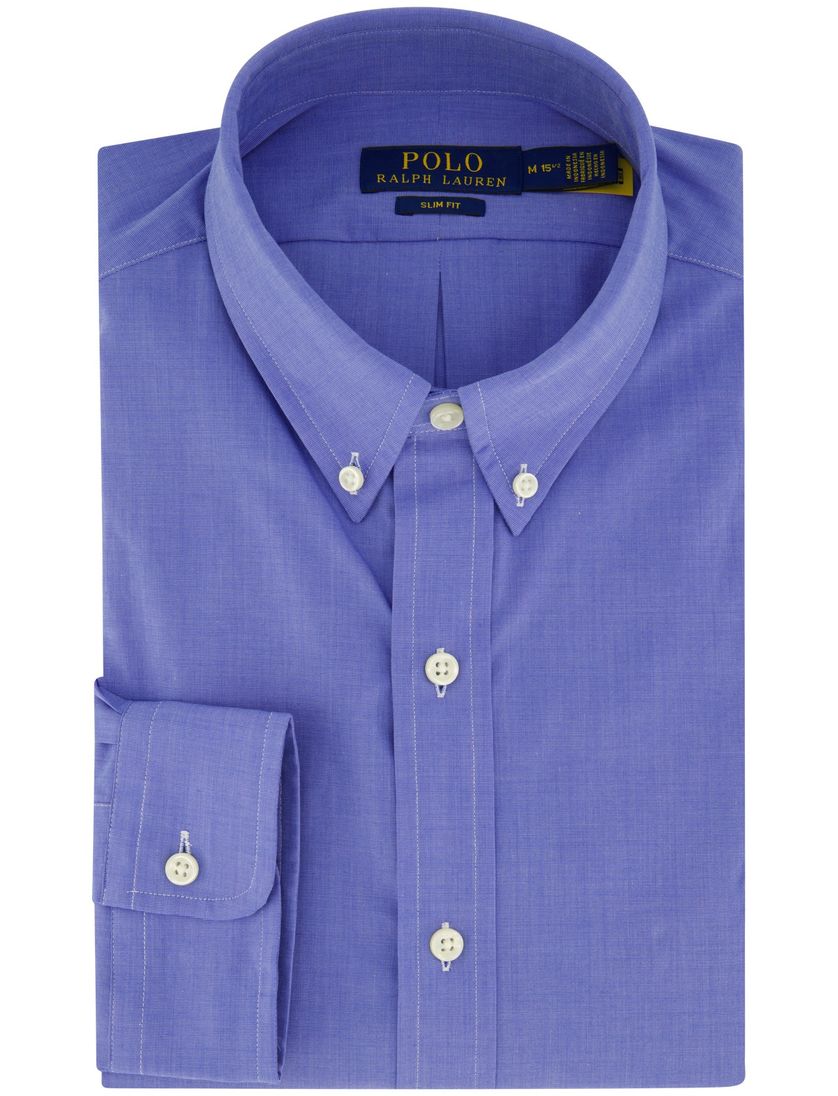 Polo Ralph Lauren overhemd blauw slim fit