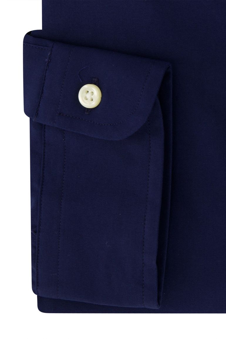 Polo Ralph Lauren casual overhemd normale fit donkerblauw effen katoen