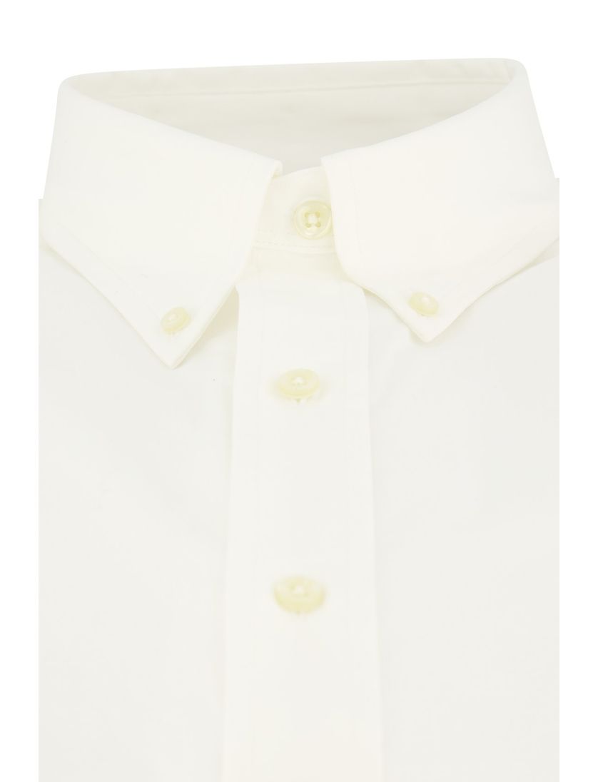 Polo Ralph Lauren casual overhemd normale fit wit effen katoen