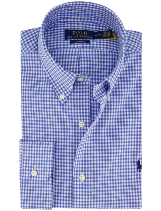 Polo Ralph Lauren overhemd blauw custom fit