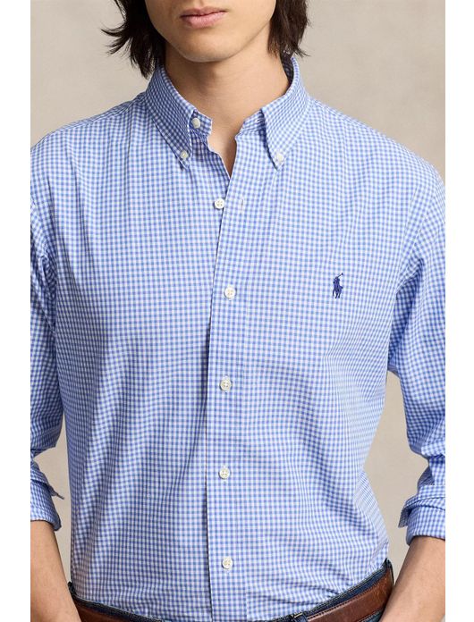 Polo Ralph Lauren overhemd blauw custom fit