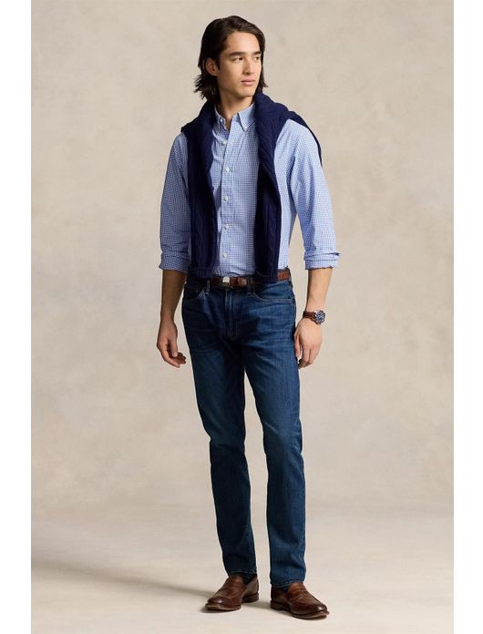 Polo Ralph Lauren overhemd blauw custom fit