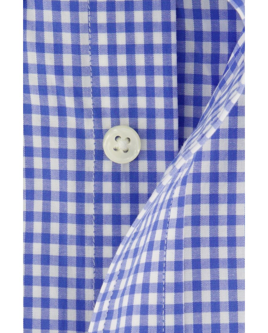 Polo Ralph Lauren casual overhemd normale fit blauw geruit katoen