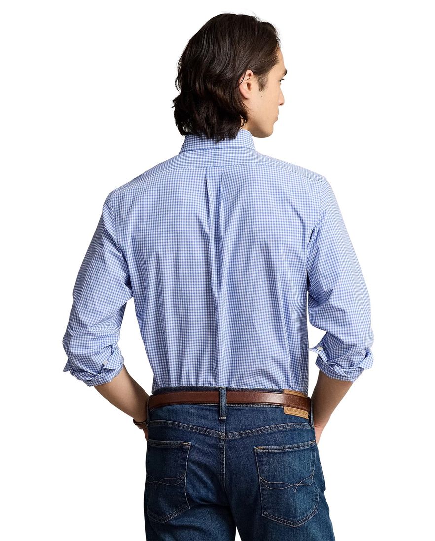 Polo Ralph Lauren casual overhemd normale fit blauw geruit katoen