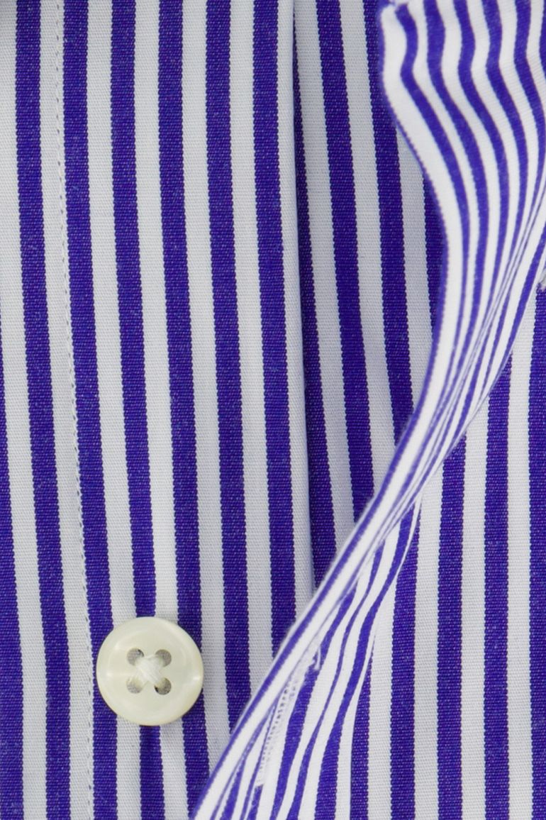 Polo Ralph Lauren overhemd custom fit blauw wit gestreept