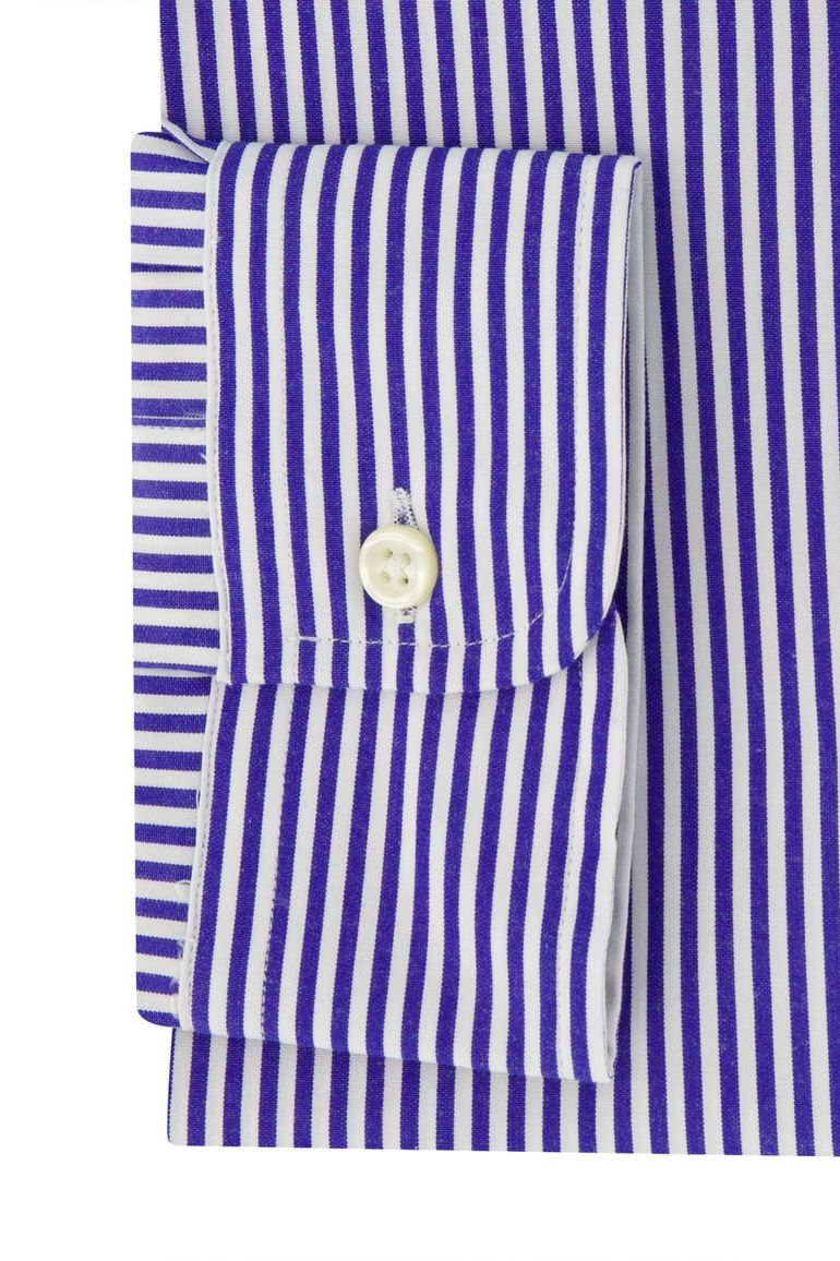 Polo Ralph Lauren overhemd custom fit blauw wit gestreept