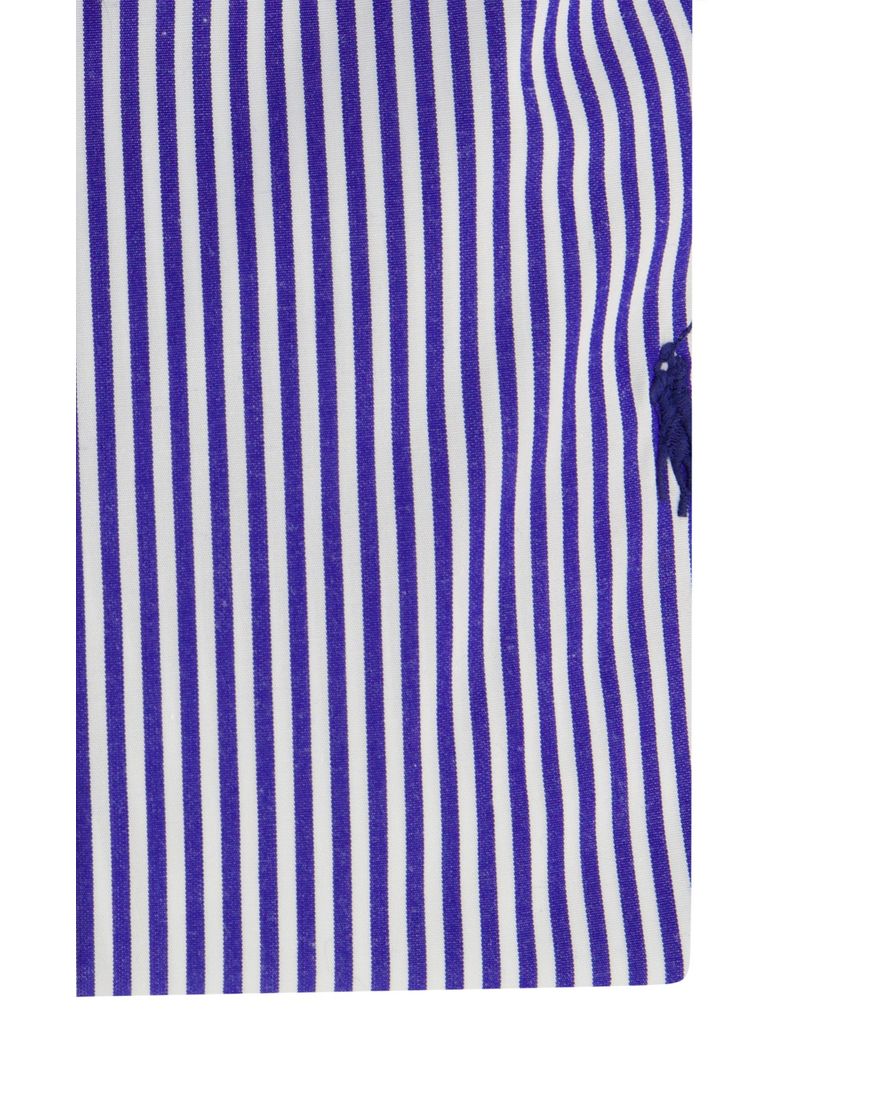 Polo Ralph Lauren overhemd custom fit blauw wit gestreept