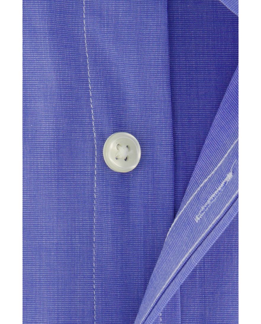 Polo Ralph Lauren casual overhemd normale fit blauw effen katoen