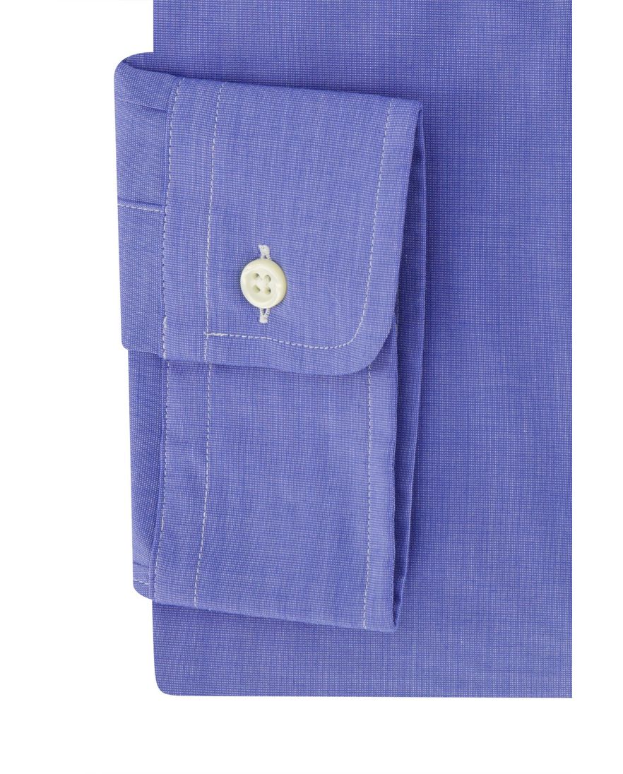 Polo Ralph Lauren casual overhemd normale fit blauw effen katoen