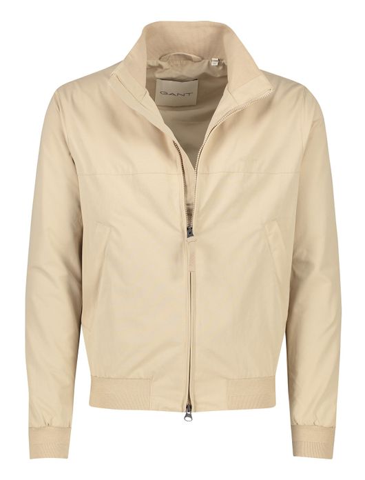 Gant tussenjas bruin effen