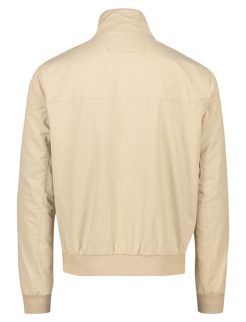 Gant tussenjas beige effen rits