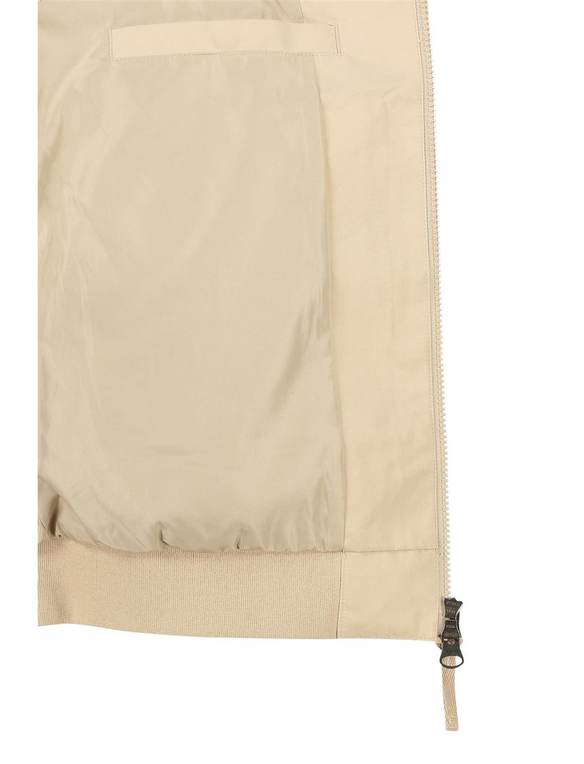 Gant tussenjas beige effen rits