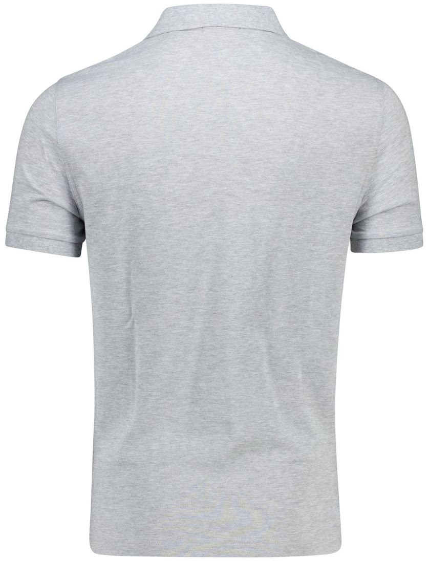 poloshirt korte mouw Gant Slim Fit grijs