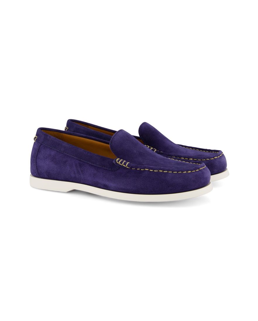 Polo Ralph Lauren loafers leer donkerblauw