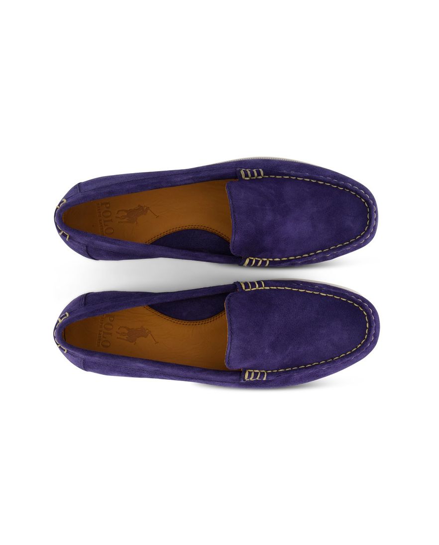 Polo Ralph Lauren loafers leer donkerblauw