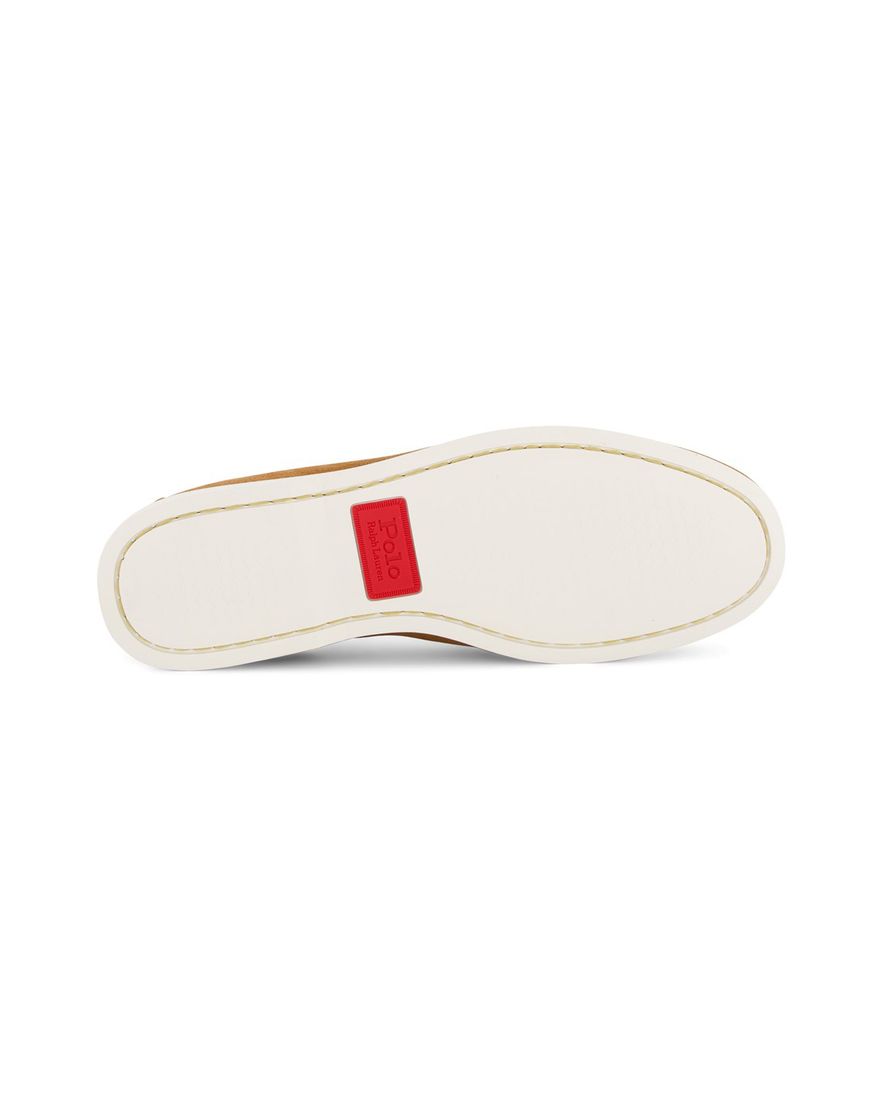 Polo Ralph Lauren effen loafers bruin leer