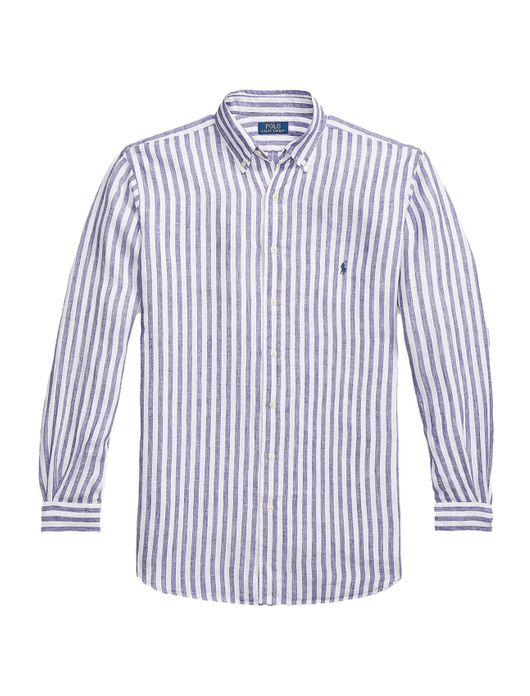 Polo Ralph Lauren overhemd blauw wit gestreept