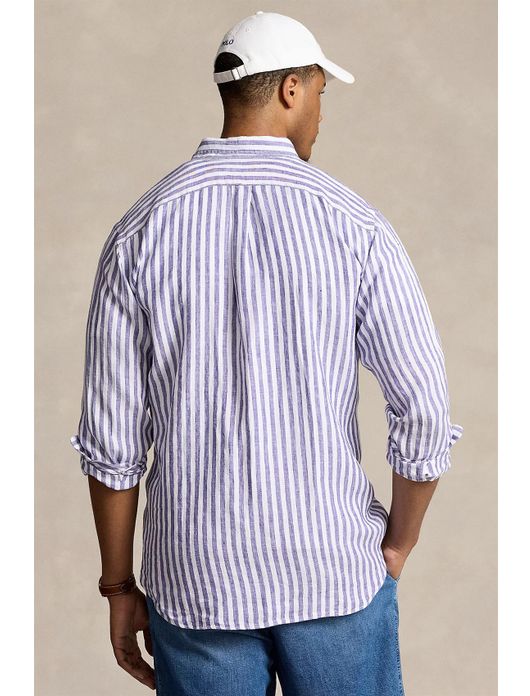 Polo Ralph Lauren overhemd blauw wit gestreept