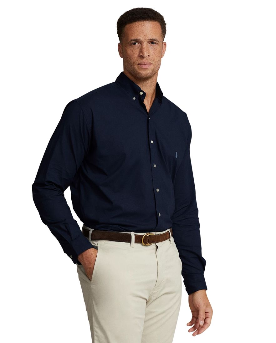Big & Tall Polo Ralph Lauren overhemd stretch