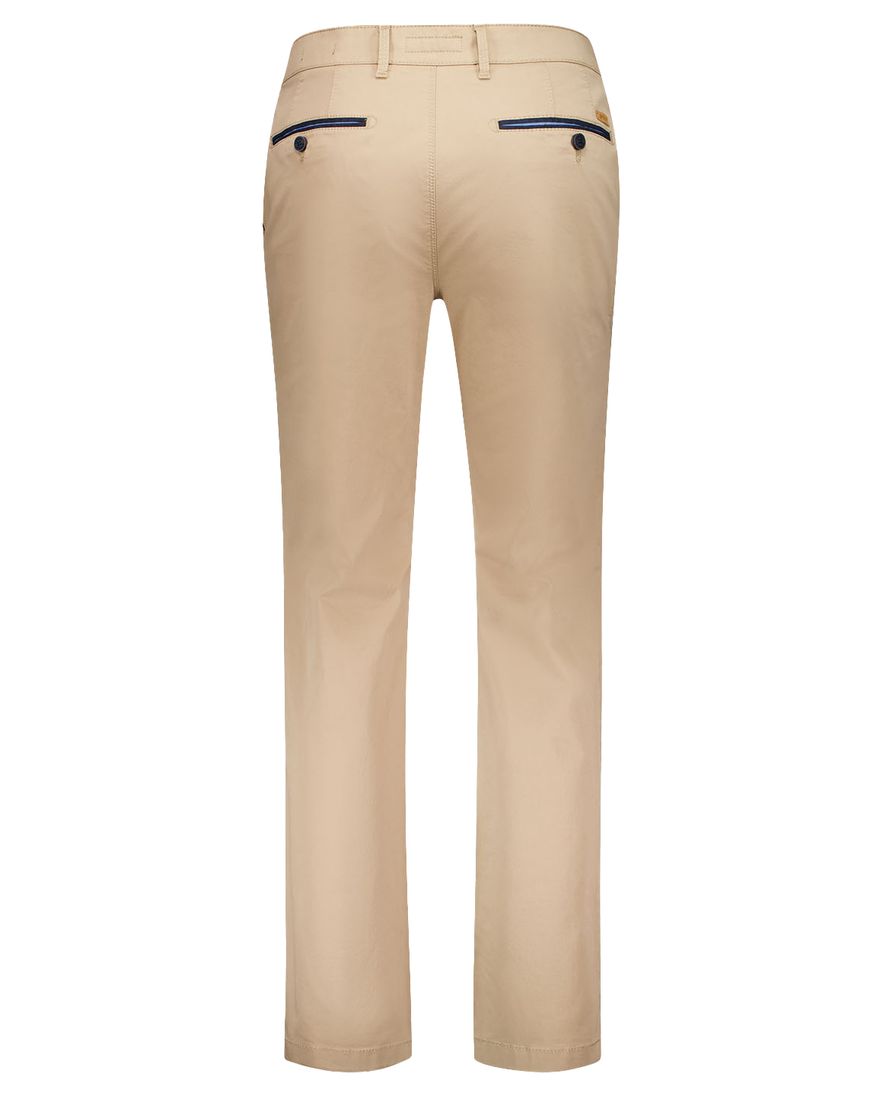 Gardeur katoenen broek beige uni katoen