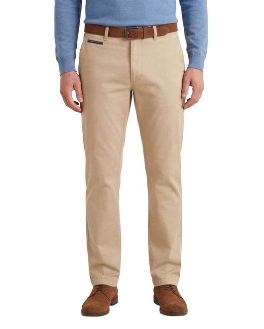 Gardeur flatfront broek Benny-3 beige Modern Fit