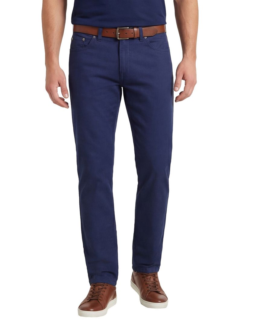 Gardeur slim fit 5-pocket katoen navy