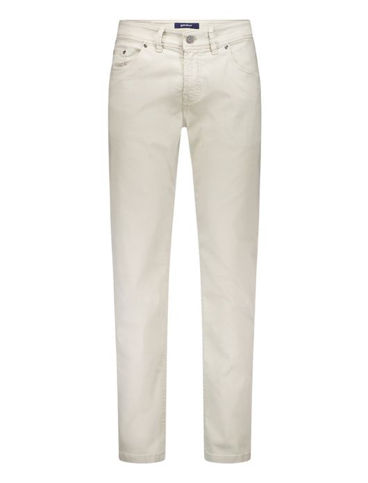 Gardeur Pantalon beige slim fit
