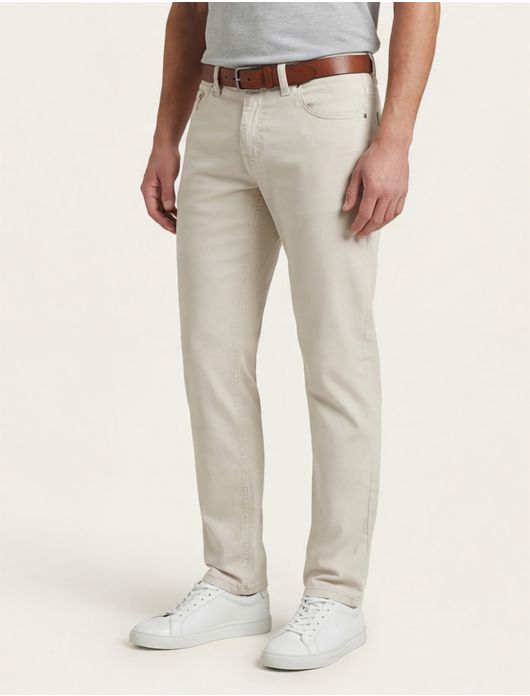 Gardeur Pantalon beige slim fit