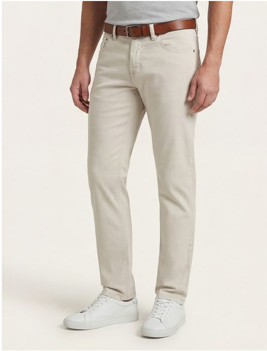 Gardeur Pantalon beige slim fit