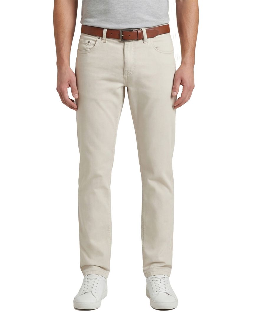 Gardeur pantalon 5 pocket beige effen