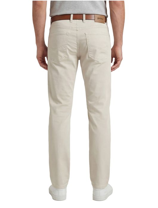 Gardeur Pantalon beige slim fit
