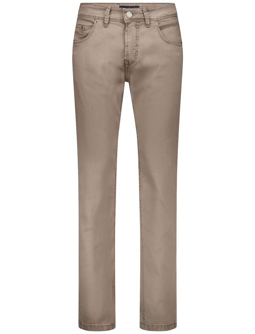 Gardeur slim fit pantalon bruin