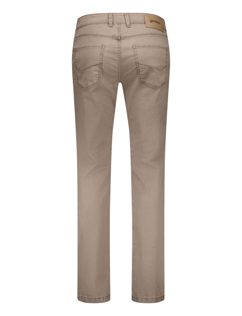 Gardeur slim fit pantalon bruin