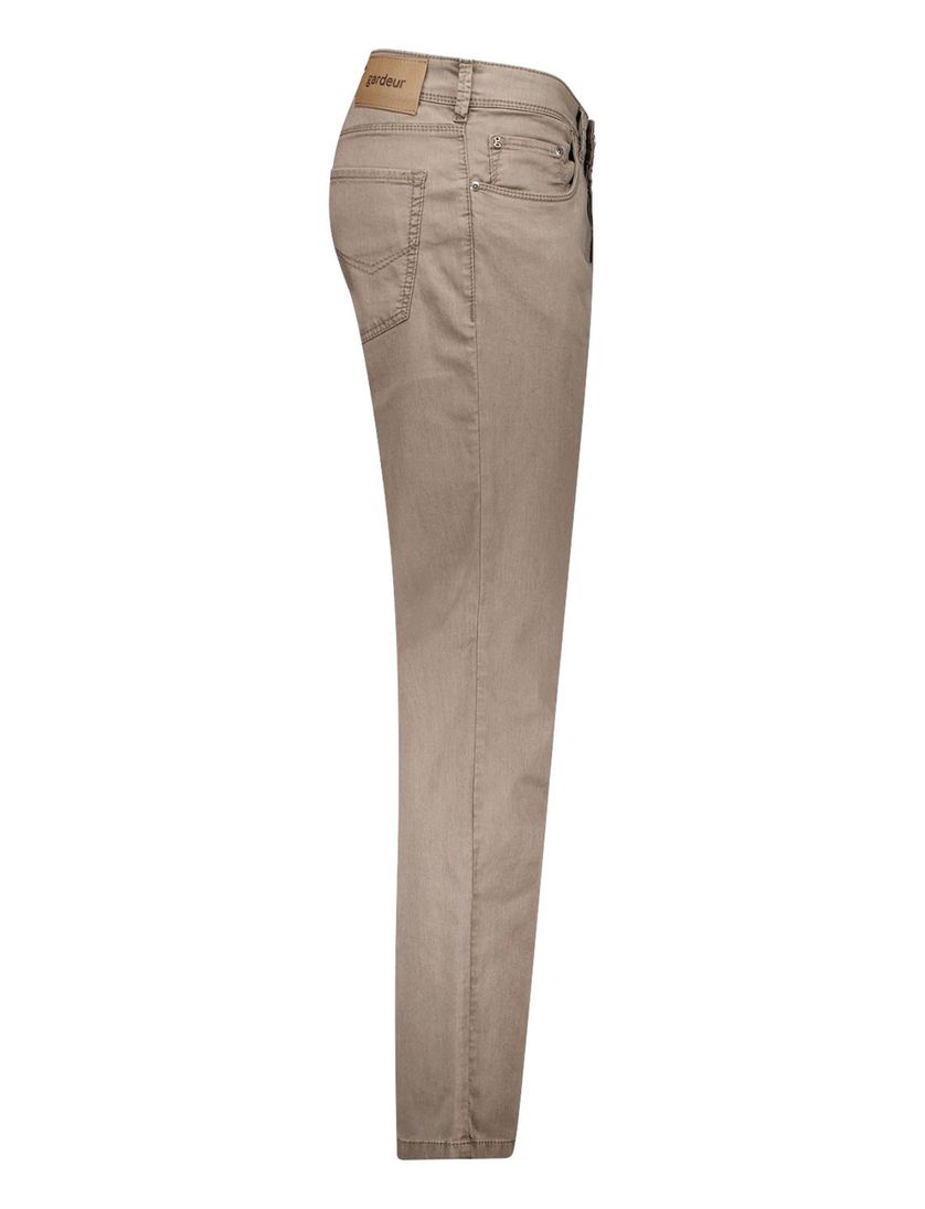 Gardeur slim fit pantalon bruin