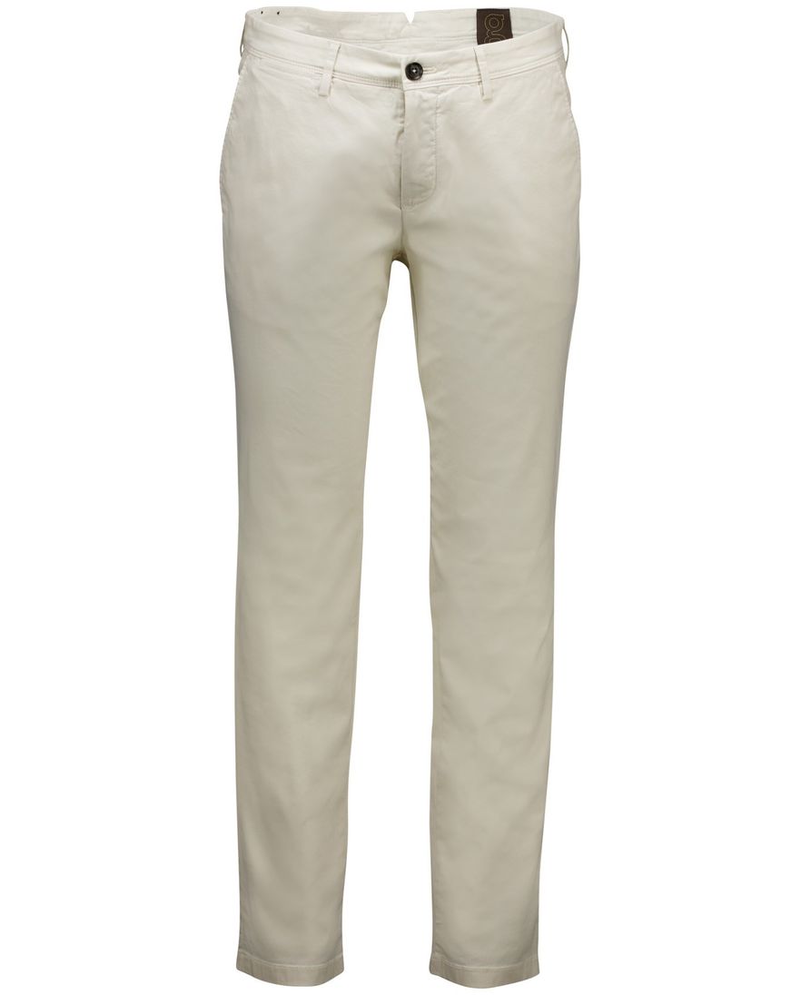 Gardeur Pantalon chino katoen beige