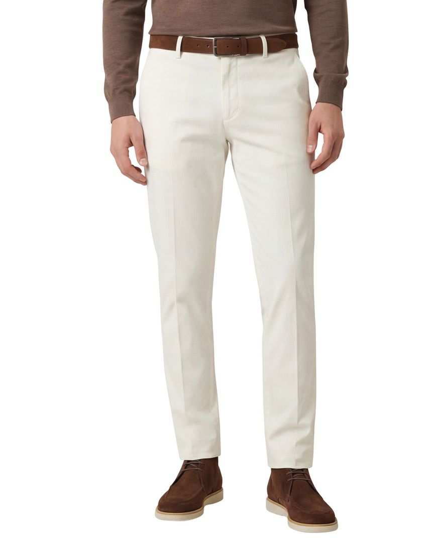 Gardeur Pantalon chino katoen beige