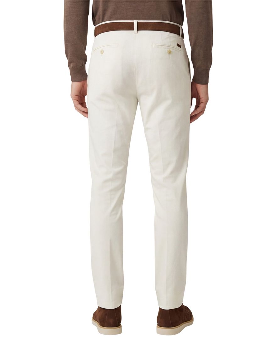 broek Gardeur Regular Fit katoen beige