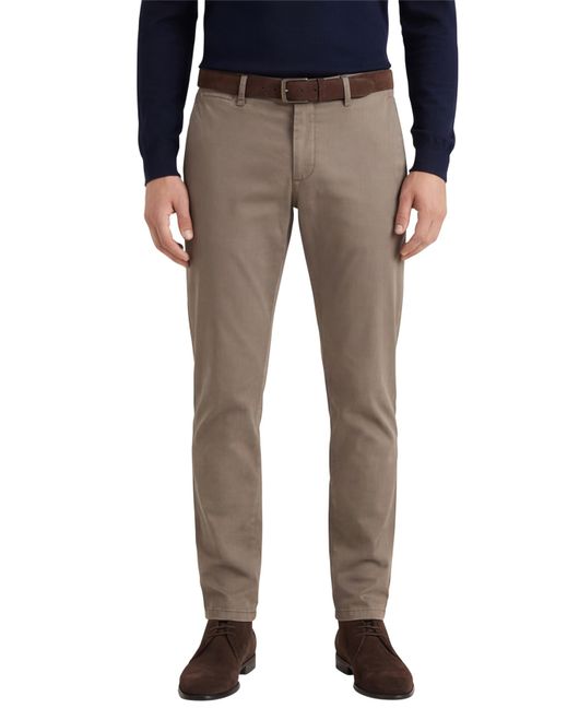 Gardeur chino broek donkerbruin