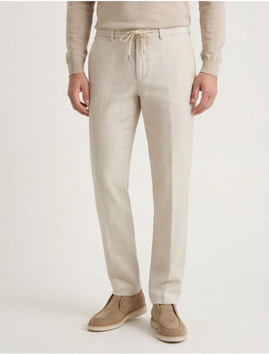 Gardeur pantalon katoen beige