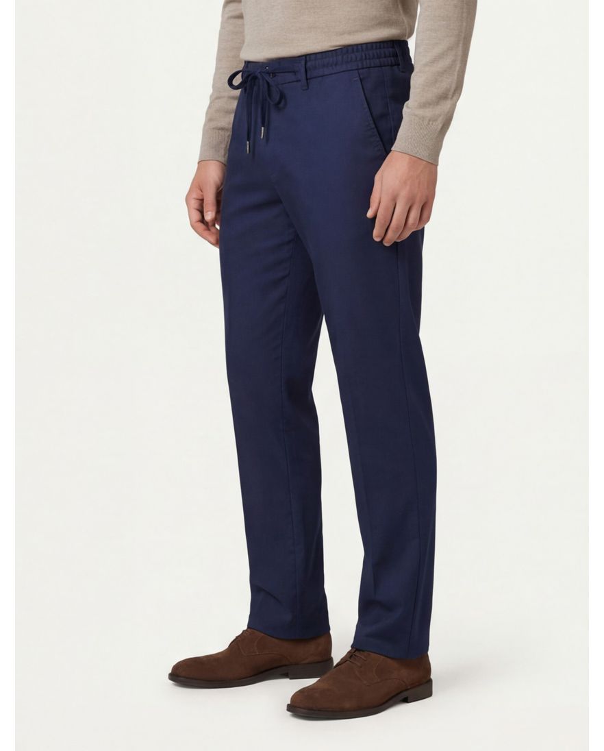 Gardeur pantalon navy flatfront model modern fit