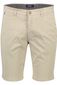 Gardeur korte broek beige effen katoen