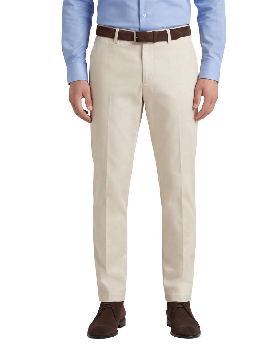 Gardeur katoenen chino beige slim fit