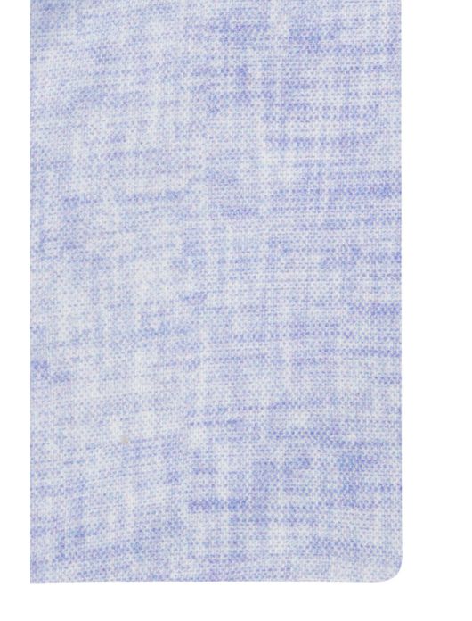 Desoto overhemd korte mouw blauw