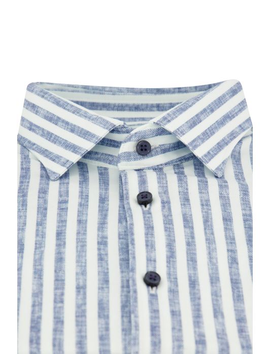 Desoto overhemd blauw gestreept