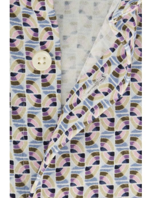 Desoto overhemd korte mouw multicol