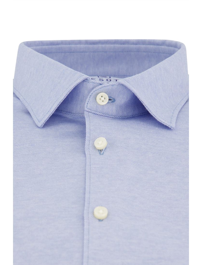Desoto overhemd slim fit lichtblauw effen
