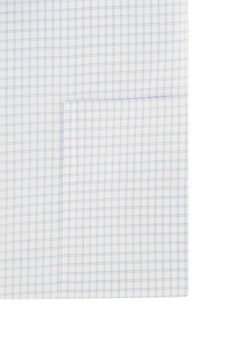 Eton overhemd wijde fit wit geruit