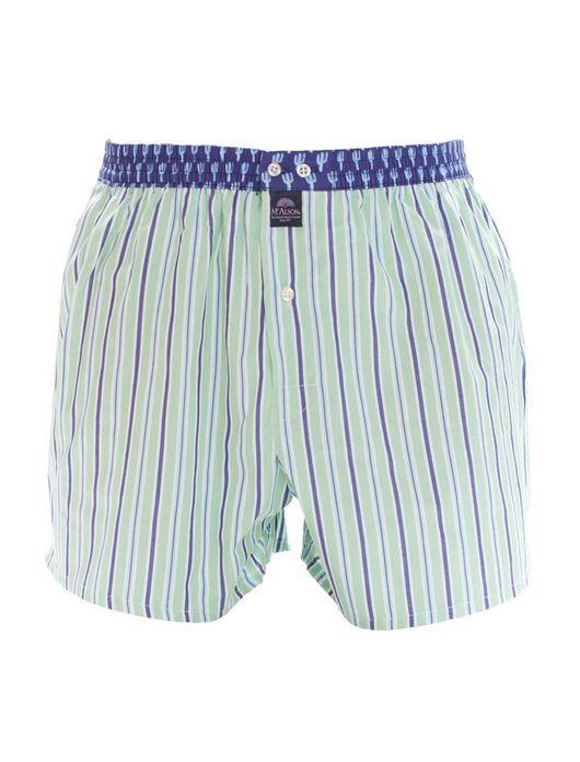 Mc Alson boxershort groen gestreept